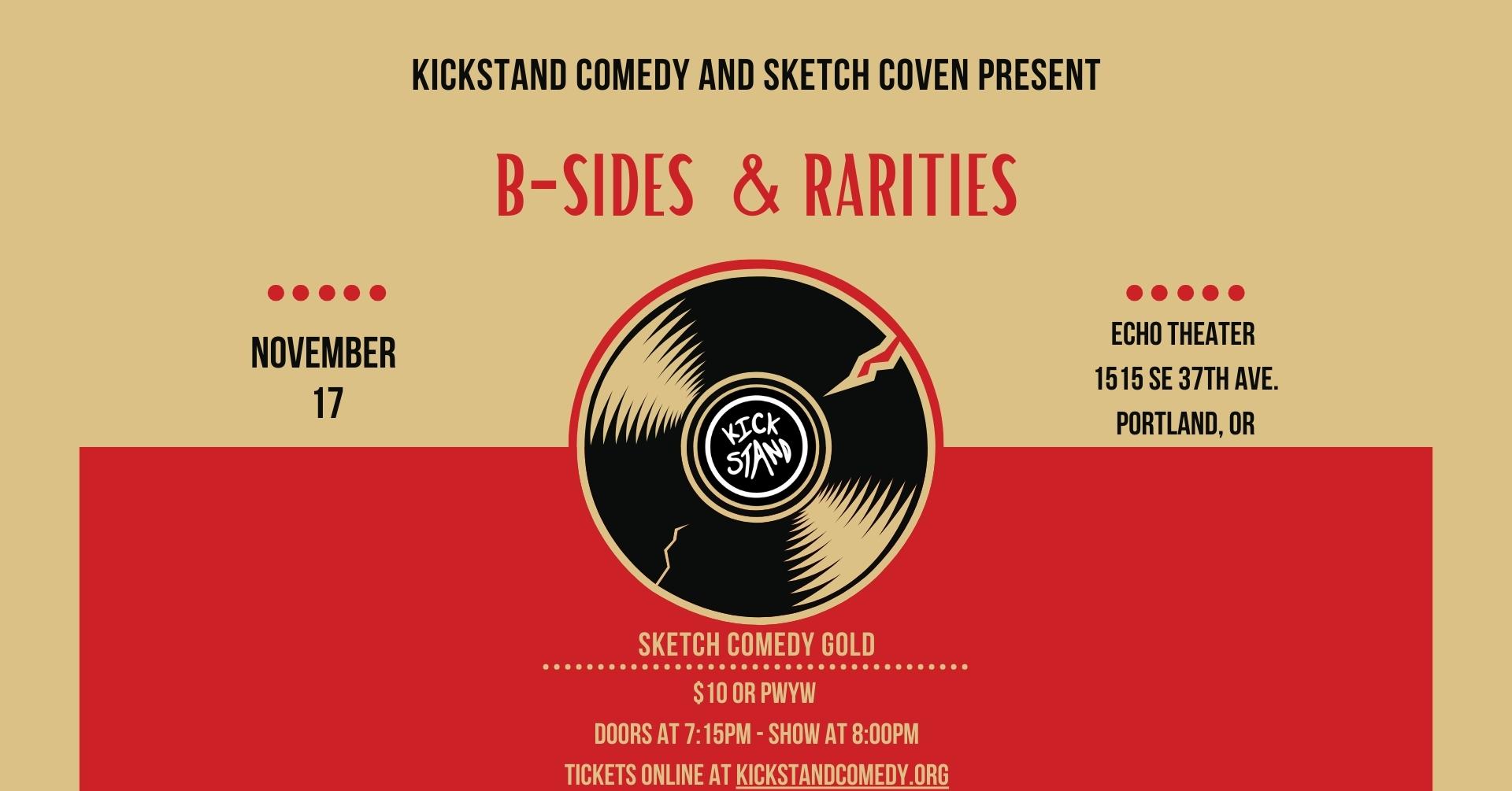 B Sides and Rarities Tickets Echo Theater Portland OR Fri