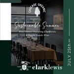 Sustainable+Summer%2C+a+Wine+Dinner+featuring+Cascade+Organic%2C+Clarklewis+Restaurant%2C+and+Purple+Hands+Winery